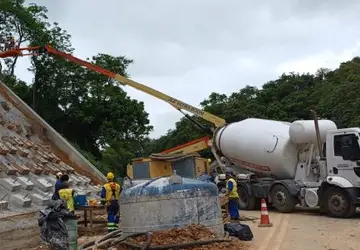Serra do Mato Grosso será fechada para concretagem de encosta