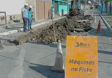 Rio+Saneamento inicia série de obras para extensão de redes em bairros de Rio das Ostras