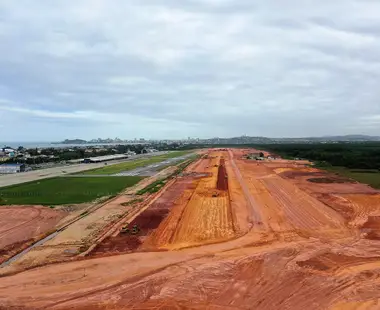 Pavimentação da nova pista do Aeroporto de Macaé começa a ser construído neste mês