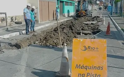 Rio+Saneamento inicia série de obras para extensão de redes em bairros de Rio das Ostras